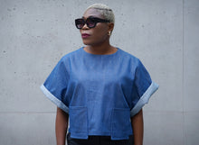 Load image into Gallery viewer, &#39;Audrey&#39; Denim (CROP TOP)
