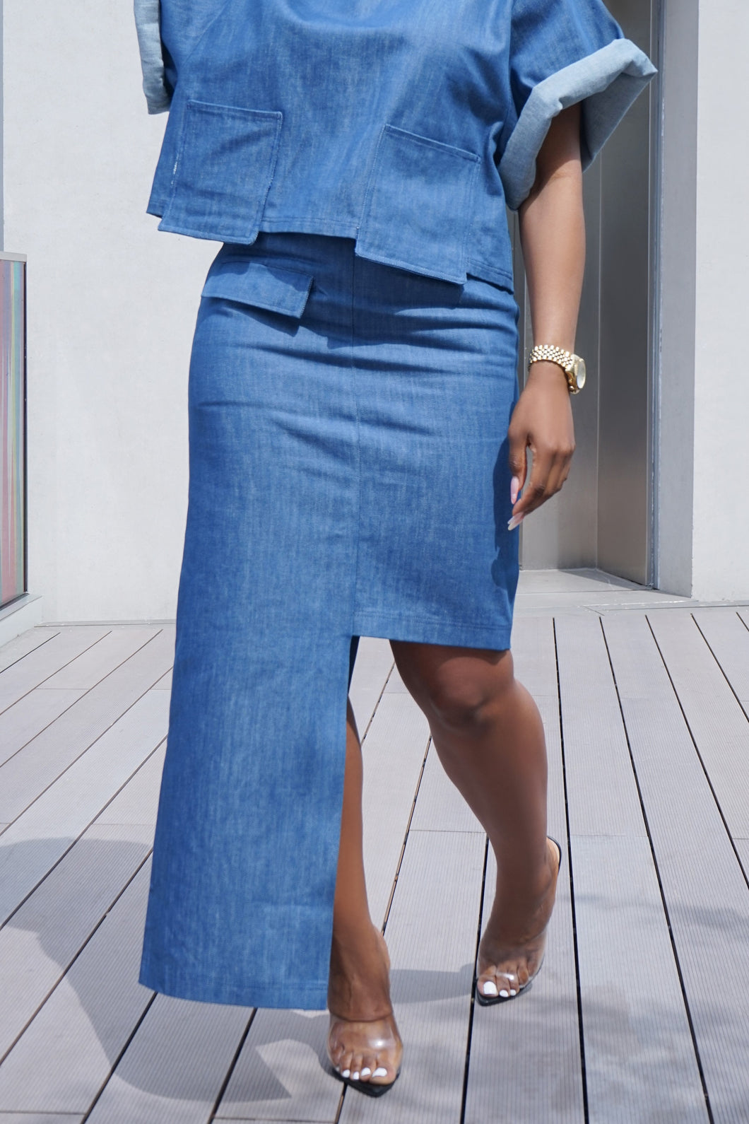 'Audrey' Denim (SKIRT)